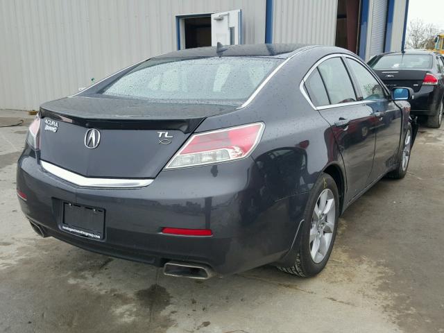 19UUA8F5XCA000345 - 2012 ACURA TL GRAY photo 4