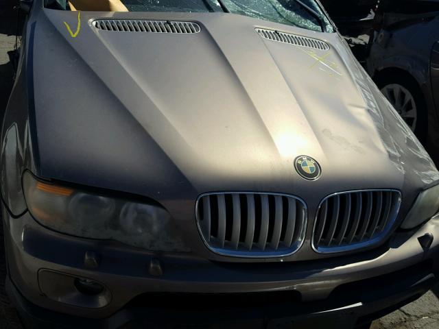 5UXFB53584LV06607 - 2004 BMW X5 4.4I TAN photo 7