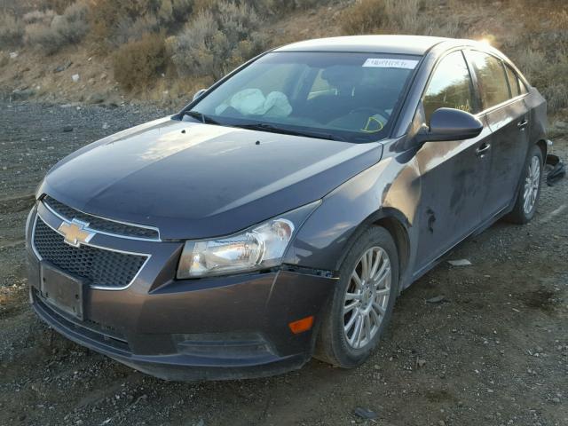 1G1PK5S91B7187964 - 2011 CHEVROLET CRUZE ECO GRAY photo 2