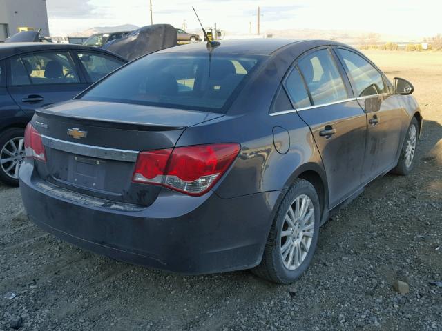 1G1PK5S91B7187964 - 2011 CHEVROLET CRUZE ECO GRAY photo 4