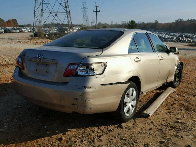 4T1BE46K18U251958 - 2008 TOYOTA CAMRY CE GOLD photo 4