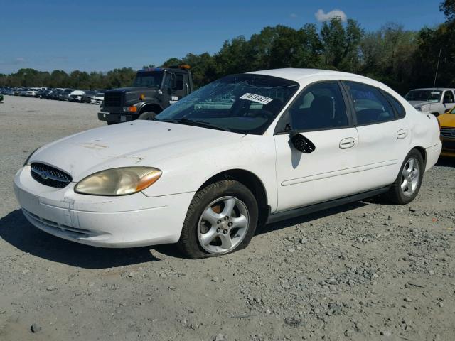 1FAFP55U41G265968 - 2001 FORD TAURUS SES WHITE photo 2