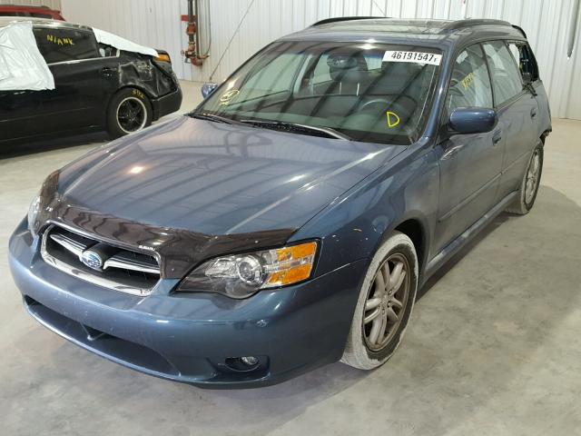 4S3BP626857361547 - 2005 SUBARU LEGACY 2.5 BLUE photo 2