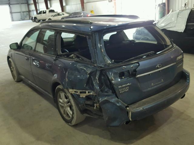 4S3BP626857361547 - 2005 SUBARU LEGACY 2.5 BLUE photo 3