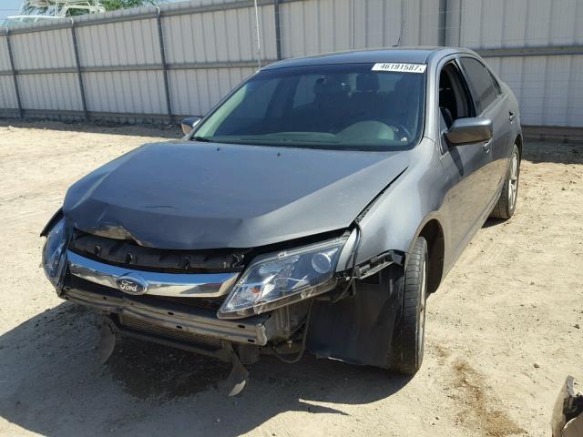 3FAHP0JG0CR302697 - 2012 FORD FUSION SEL GRAY photo 2