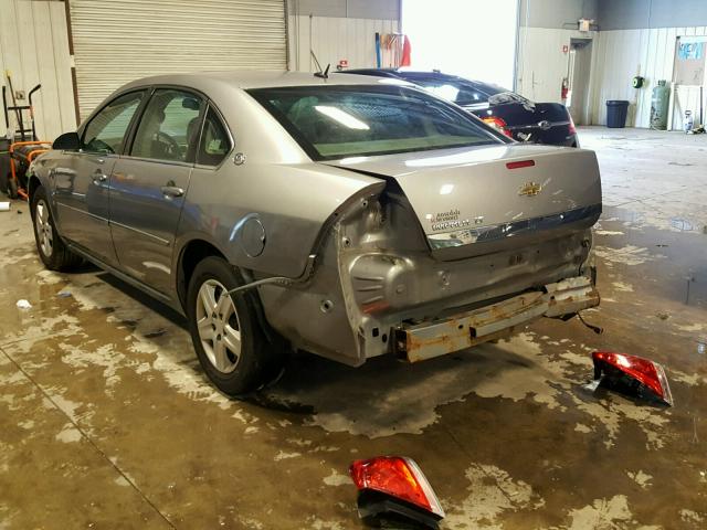 2G1WT58K469335371 - 2006 CHEVROLET IMPALA GRAY photo 3