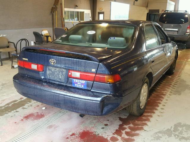 4T1BG22KXVU779479 - 1997 TOYOTA CAMRY BLUE photo 4