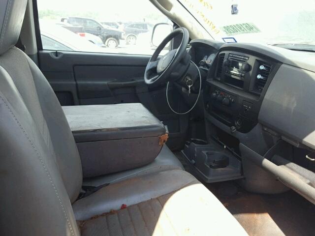 3D7KR26D57G744435 - 2007 DODGE RAM 2500 S BLACK photo 5