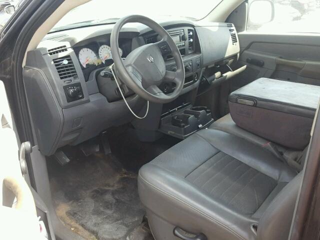 3D7KR26D57G744435 - 2007 DODGE RAM 2500 S BLACK photo 9