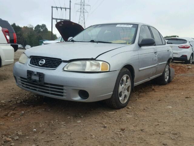 3N1CB51D93L815037 - 2003 NISSAN SENTRA XE SILVER photo 2