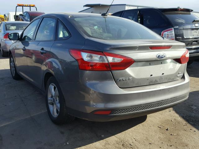 1FADP3F23EL379272 - 2014 FORD FOCUS SE GRAY photo 3