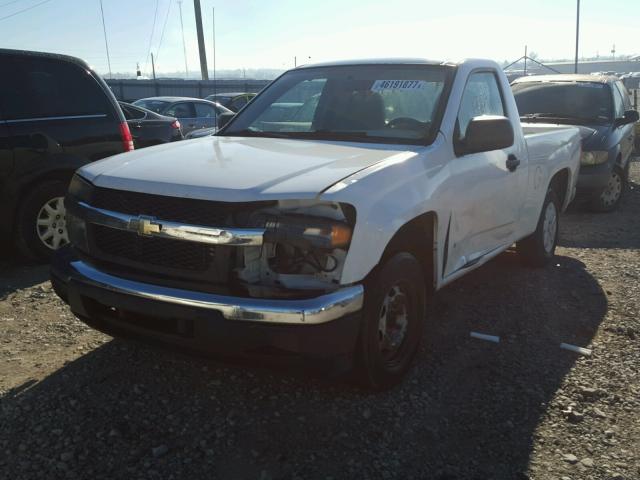 1GCCS149378233890 - 2007 CHEVROLET COLORADO WHITE photo 2