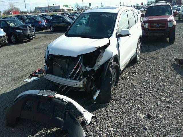 2HKRM4H57CH104186 - 2012 HONDA CR-V EX WHITE photo 2