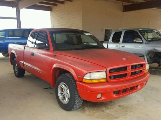 1B7GL22X4WS662446 - 1998 DODGE DAKOTA RED photo 1