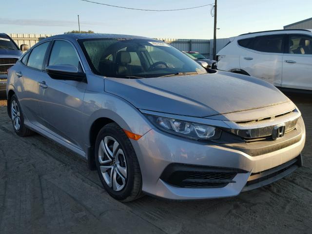 19XFC2F50HE063828 - 2017 HONDA CIVIC LX SILVER photo 1