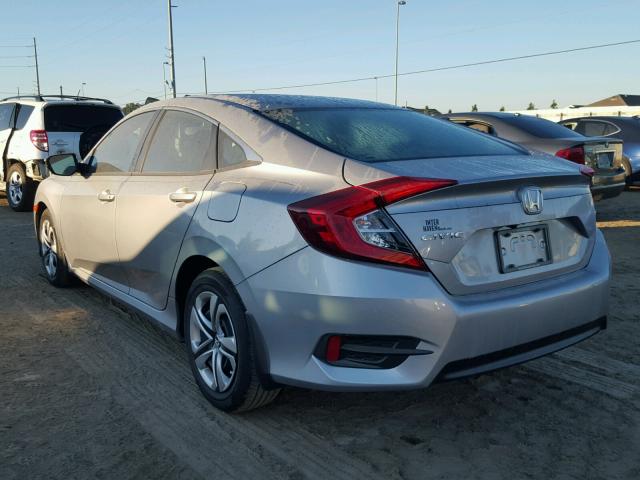 19XFC2F50HE063828 - 2017 HONDA CIVIC LX SILVER photo 3