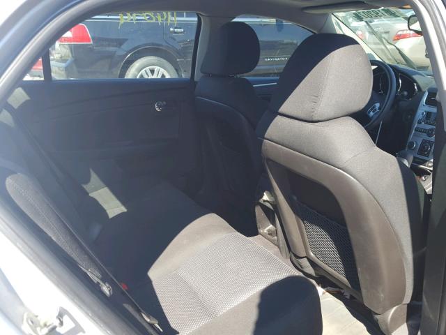 1G1ZC5EB9A4140069 - 2010 CHEVROLET MALIBU 1LT ნაცრისფერი ფოტო 6