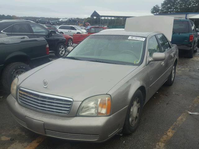 1G6KD54Y31U203388 - 2001 CADILLAC DEVILLE TAN photo 2