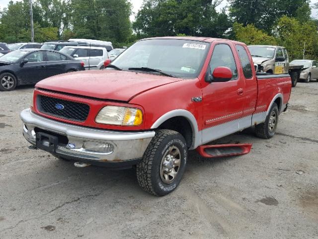 1FTFX28L0VNB68098 - 1997 FORD F250 RED photo 2