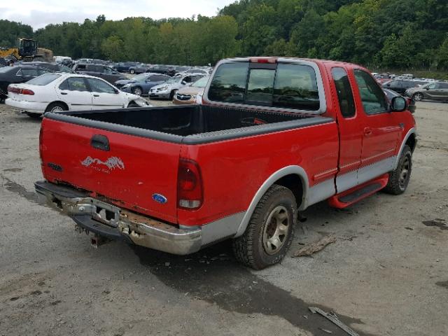 1FTFX28L0VNB68098 - 1997 FORD F250 RED photo 4