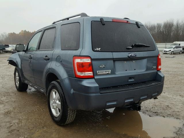 1FMCU0DG6CKA77677 - 2012 FORD ESCAPE XLT BLUE photo 3