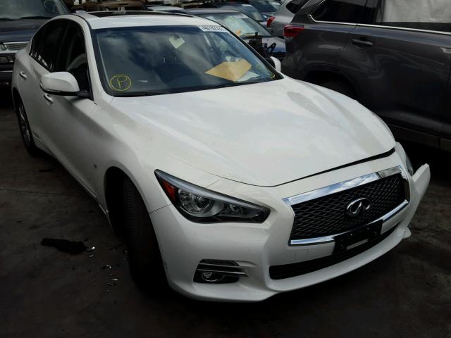 JN1BV7AP3EM682325 - 2014 INFINITI Q50 BASE WHITE photo 1