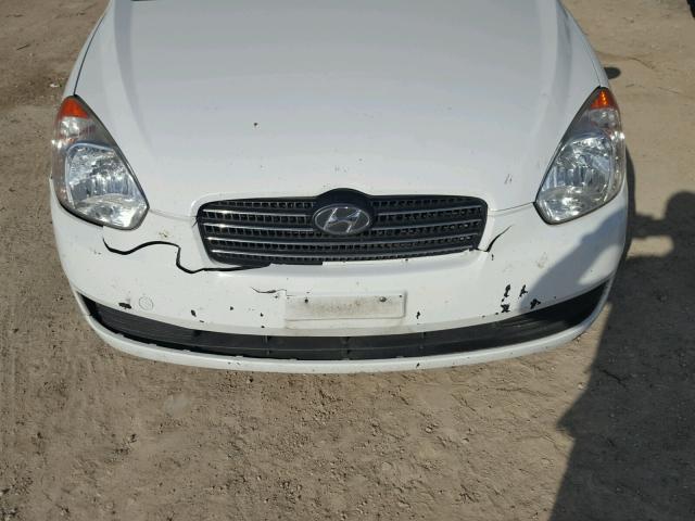 KMHCN4AC2BU610083 - 2011 HYUNDAI ACCENT GLS WHITE photo 9