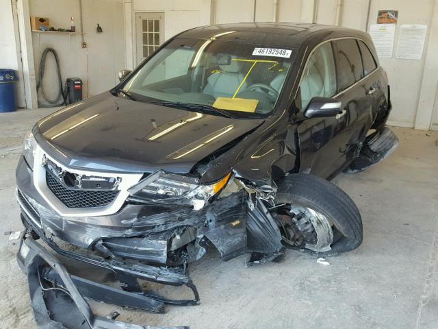 2HNYD2H20DH507517 - 2013 ACURA MDX GRAY photo 2