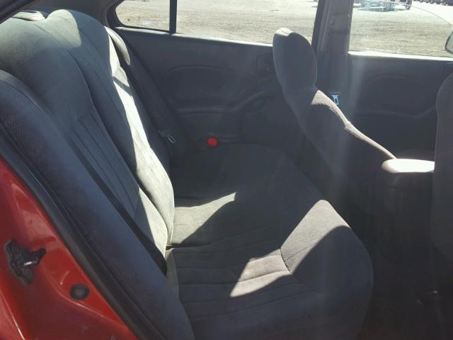 1G2NF52E6YC501743 - 2000 PONTIAC GRAND AM S წითელი ფოტო 6