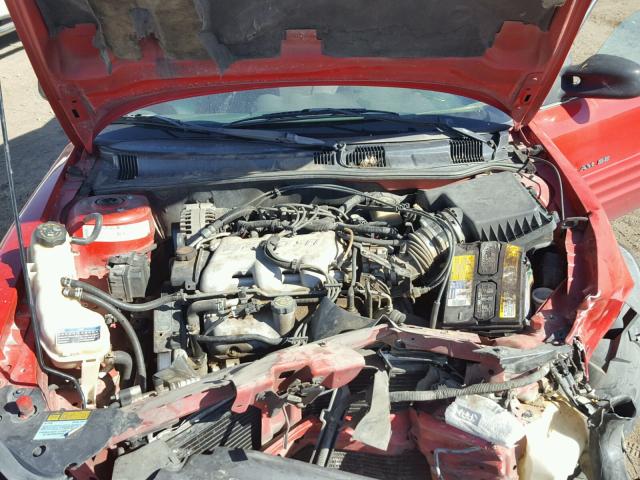 1G2NF52E6YC501743 - 2000 PONTIAC GRAND AM S წითელი ფოტო 7