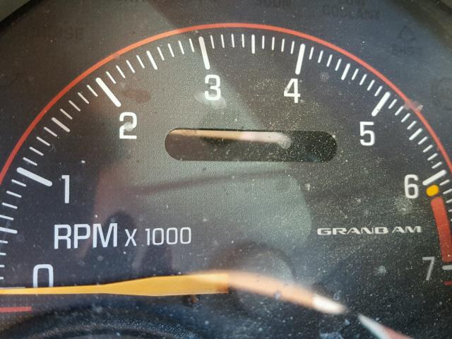 1G2NF52E6YC501743 - 2000 PONTIAC GRAND AM S წითელი ფოტო 8