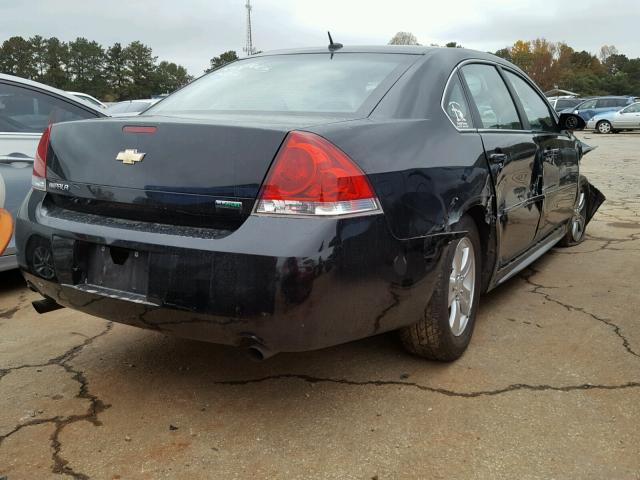 2G1WF5E30C1277502 - 2012 CHEVROLET IMPALA LS BLACK photo 4