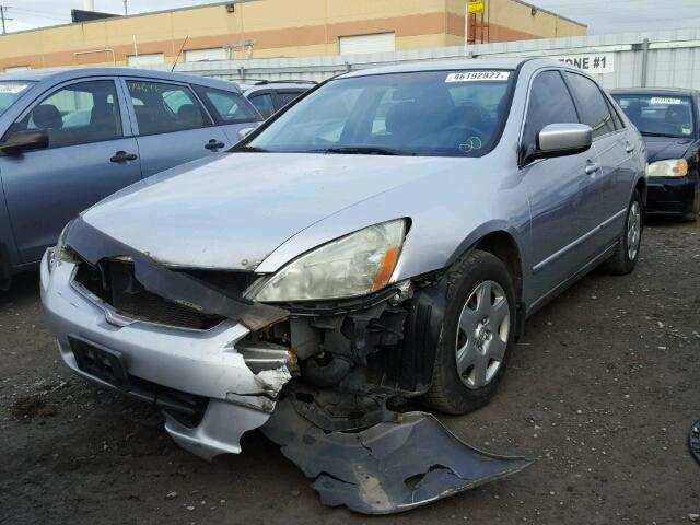 1HGCM56485A807457 - 2005 HONDA ACCORD LX SILVER photo 2