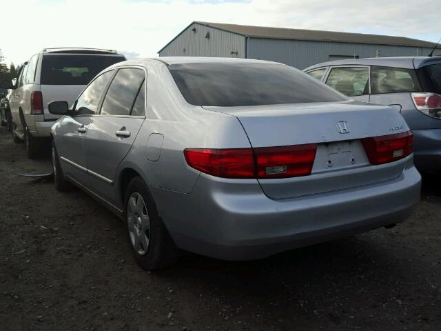 1HGCM56485A807457 - 2005 HONDA ACCORD LX SILVER photo 3