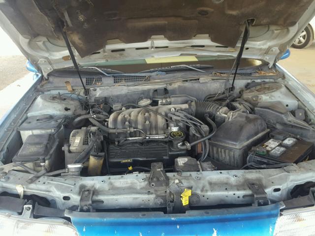 1FALP52U6PA248009 - 1993 FORD TAURUS GL BLUE photo 7