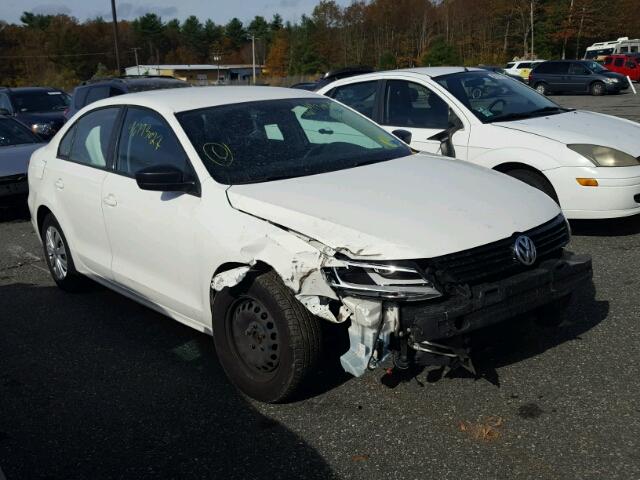 3VW2K7AJXDM207062 - 2013 VOLKSWAGEN JETTA BASE WHITE photo 1