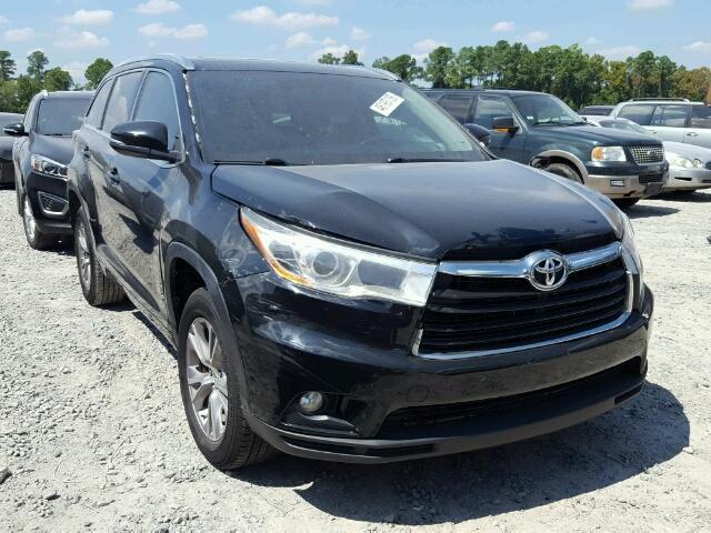 5TDKKRFH2ES024230 - 2014 TOYOTA HIGHLANDER შავი ფოტო 1