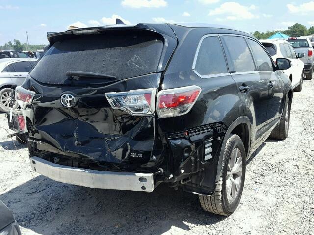 5TDKKRFH2ES024230 - 2014 TOYOTA HIGHLANDER შავი ფოტო 4