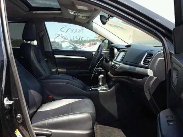 5TDKKRFH2ES024230 - 2014 TOYOTA HIGHLANDER შავი ფოტო 5