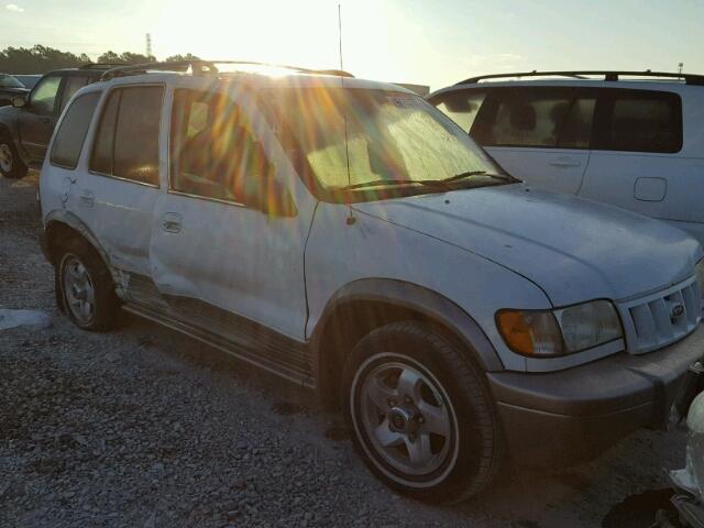 KNDJB723425118525 - 2002 KIA SPORTAGE WHITE photo 1