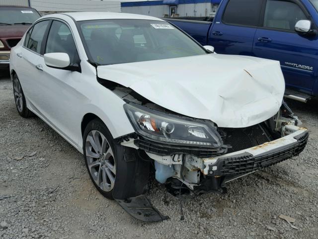 1HGCR2F53DA023310 - 2013 HONDA ACCORD SPO WHITE photo 1