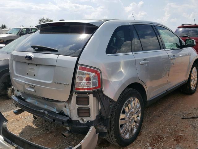 2FMDK3KC3ABB16535 - 2010 FORD EDGE LIMIT SILVER photo 4