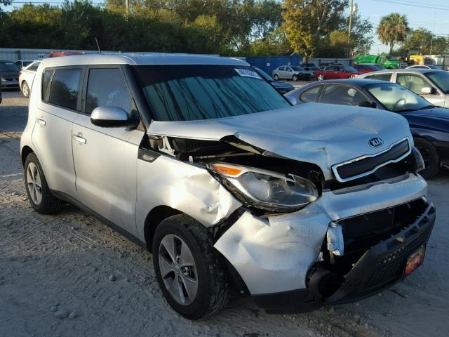 KNDJN2A29E7701569 - 2014 KIA SOUL SILVER photo 1