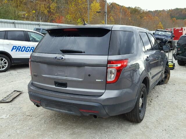 1FM5K8AR6EGA38984 - 2014 FORD EXPLORER P GRAY photo 4