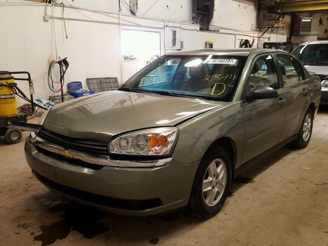 1G1ZT52805F236711 - 2005 CHEVROLET MALIBU LS მწვანე ფოტო 2