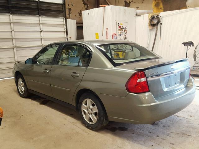 1G1ZT52805F236711 - 2005 CHEVROLET MALIBU LS მწვანე ფოტო 3