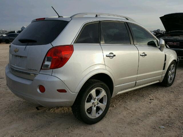 3GNAL3EK9ES680608 - 2014 CHEVROLET CAPTIVA LT SILVER photo 4