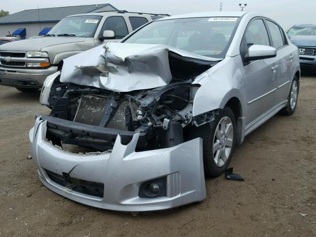 3N1AB6AP5BL728371 - 2011 NISSAN SENTRA 2.0 SILVER photo 2