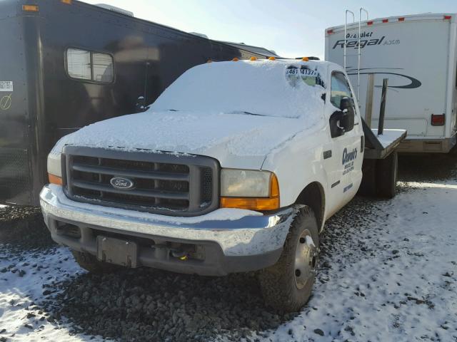 1FDWF37F2YEC04748 - 2000 FORD F350 SUPER WHITE photo 2