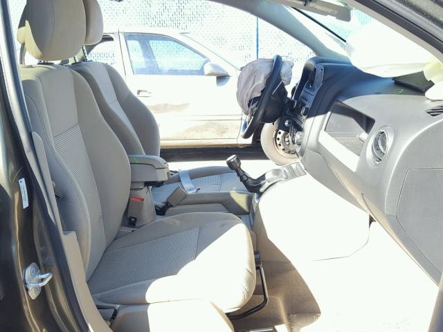 1C4NJCBA4FD203646 - 2015 JEEP COMPASS SP GREEN photo 5